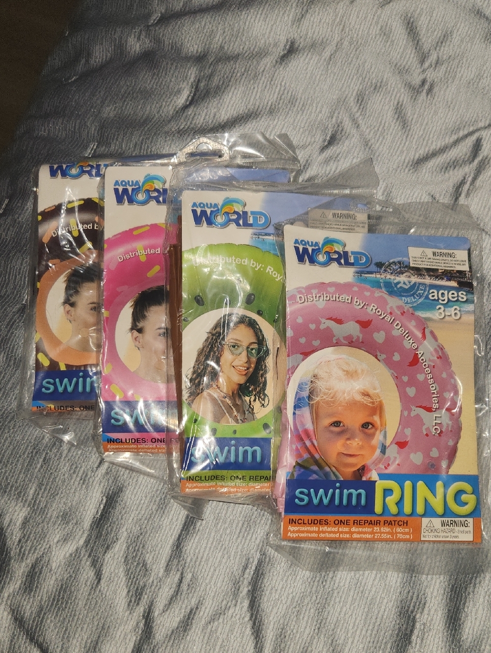 Bundle Of 4 Swim Ring - ADULTS AND KIDS